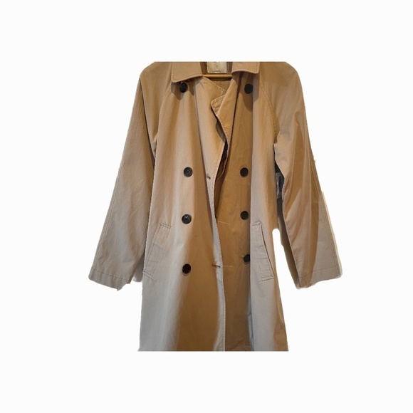 Old Navy Ladies Tan Beige Pea Coat Water Resistant - Picture 8 of 10